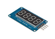 Four Bits LED Clock Display 4 Pins 42 * 24 * 12mm Level Control Interface 